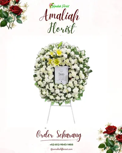 Krans Bunga Duka Cita citorek kidul